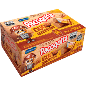 DOCE DE AMENDOIM PACOCA PACOQUITA 120G COCO QUEIMADO